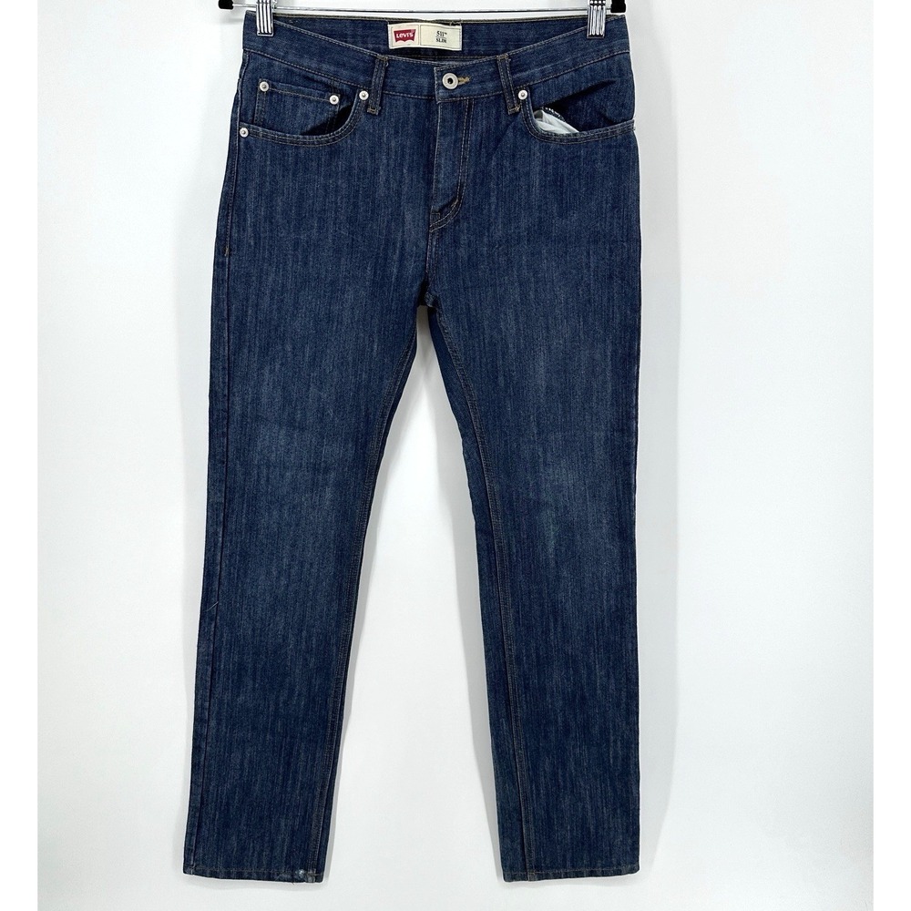 Levi'S 511 Jeans Mens 29 (31X30) Slim Fit Stretch Denim Straight Blue